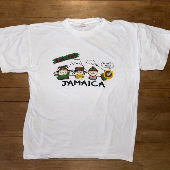Cartoon | Shirts | Vintage 9s Rasta Park Jamaica South Park Tshirt ...